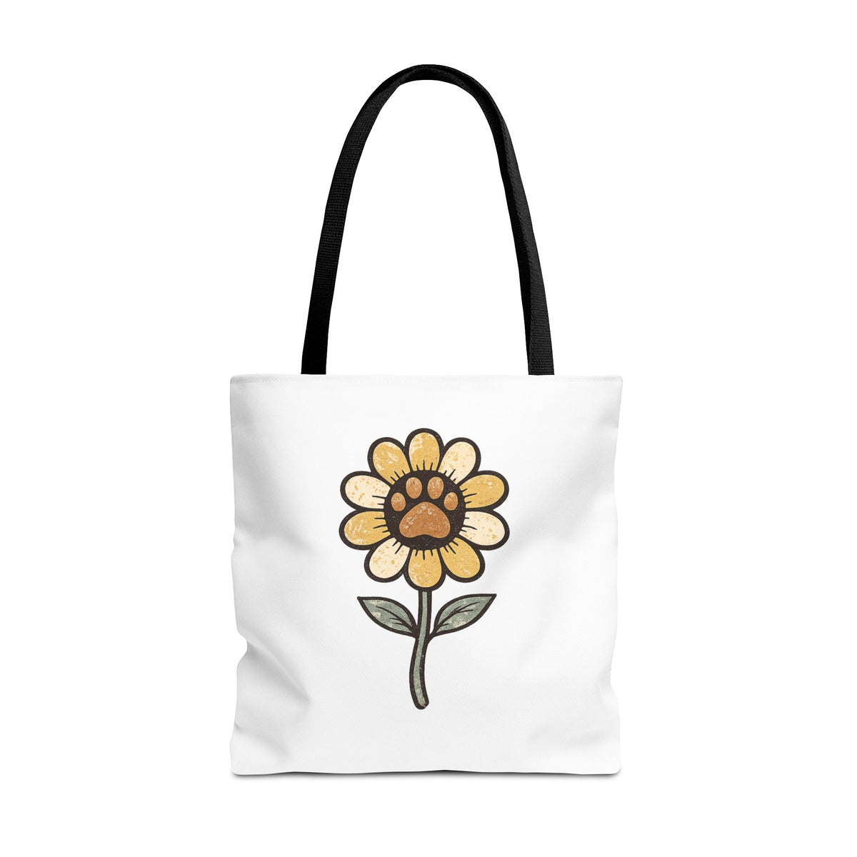 Daisy Paw Cat Paw Print Tote Bag Detail