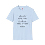 Clock In, Save Lives, Clock Out Tee