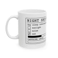 Night Shift Survival Log Mug