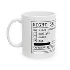 Night Shift Survival Log Mug