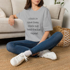 Clock In, Save Lives, Clock Out Tee