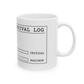 Night Shift Survival Log Mug