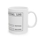 Night Shift Survival Log Mug
