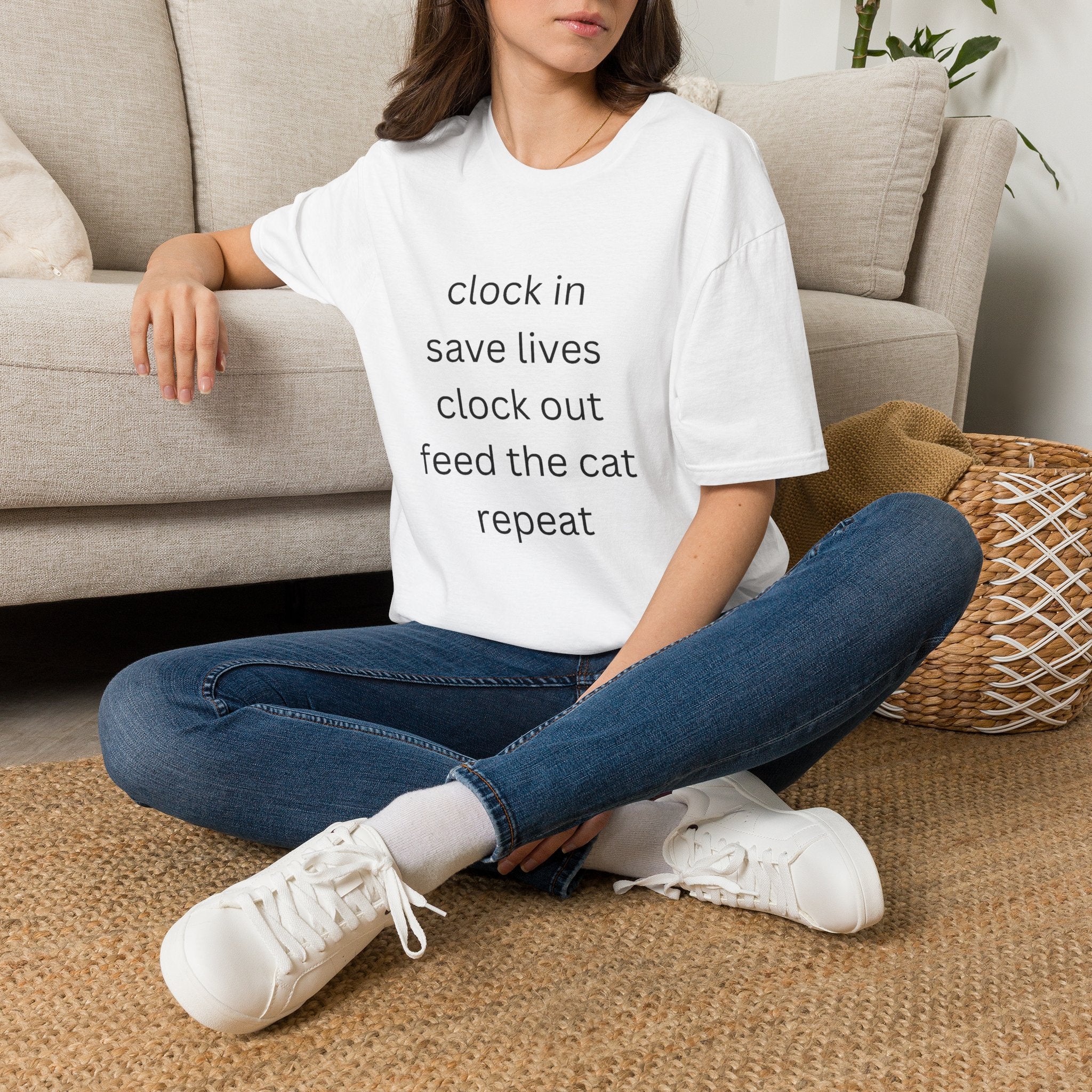 Clock In, Save Lives, Clock Out Tee