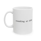Rounding at 0300 Cat Paw Print Ceramic Coffee Mug