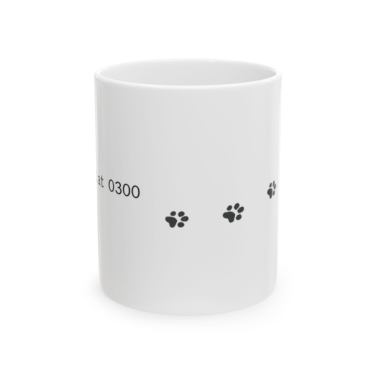 Rounding at 0300 Night Shift Nurse Mug Side